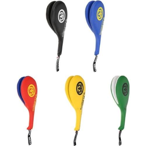 Taekwondo Foot Target Double Kick Pad Durable Foot Target Boxing Sanda Training Hand Kick Pad Punching Bag For Adult Kids