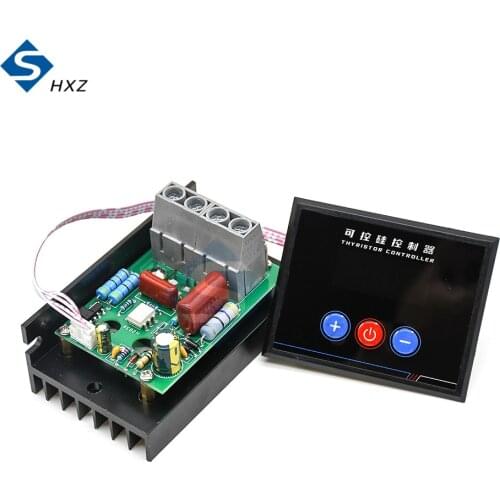 AC 220V 10000W 10KW SCR Digital Control Electronic Voltage Regulator Speed Control Dimmer Thermostat Digital Meter Power Supply