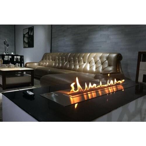 Inno-Fire 24 inch automatic intelligent smart 220v electric ethanol real flame fireplace indoor