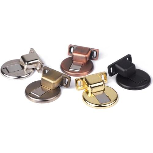 Magnetic Door Holder Stopper Invisible Doorstop Wall Floor Mount Safety Catch Stainless Steel Door Suction Bedroom Supplies