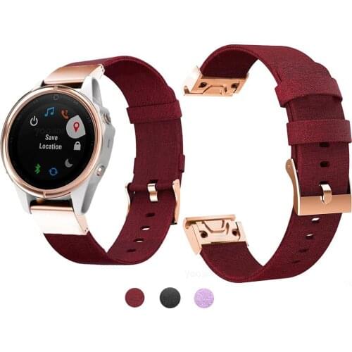 Metal Easy Fit Strap For Garmin Fenix 6X 6 6S Pro 5X 5 5Plus 3HR Forerunner 935 Nylon Canvas Band Quick Release Wirstband Correa