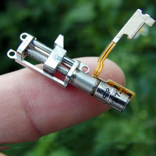 Sankyo Micro 4MM 2-phase 4-wire Reduction Stepper Motor All Metal Planetary Reduction Gear Box + Precision Metal Sliding Table