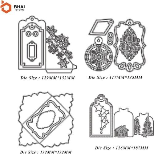 2021 New Greeting Card Cutting Dies Stencil DIY Dies Scrapbooking Album Paper Card Decor Metal Embossing Craft Metal Cutting