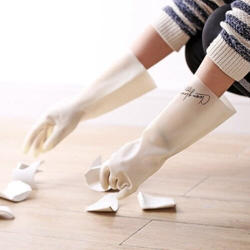 Simple Household Dishwashing Gloves Kitchen Washing Gloves Rubber nitrile gloves Bathroom clean gloves Kitchen cleaning tools