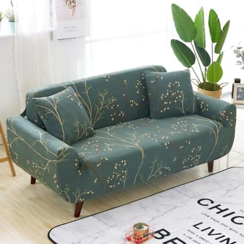 Luxury Printed Sofa Cover Stretch For Living Room All-Inclusive Non-Slip Wear-Resistant 1 2 3 4 Seater Nordic Classic Style