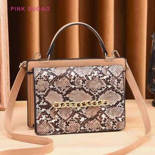 Pink Sugao women purse luxury handbags women bags designer leather shoulder bag designer purses and handbags crossbody bag tote