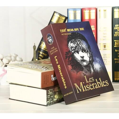 Dictionary Safes Key Lock Type Secret Book Hidden Security Safe Box Metal Steel Simulation Classic Book Cash Coin Storage Locker