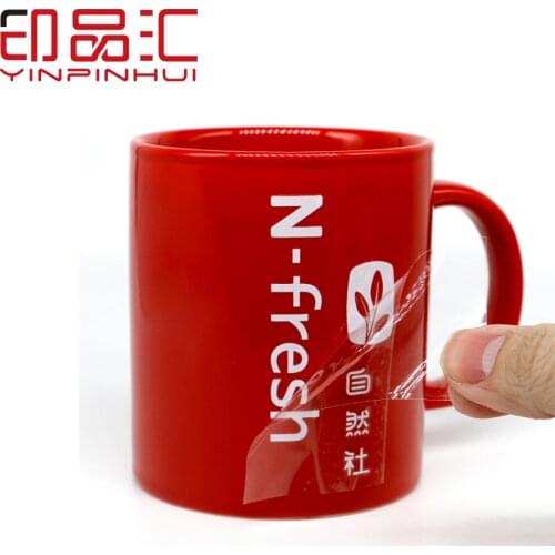 UV Stickers Customise LOGO Remain Transfer Stickers Clear PVC Adhesive