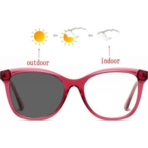 Outdoor photochromic Reading Glasses Men Women Square clear Glasses Diopter Optical Computer Glasses Vintage Eyeglasses NX