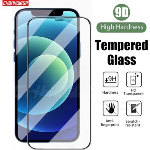 Full Cover Tempered Glass For iPhone 12 11 Pro Max X XS XR 7 8 6 Plus Screen Protector For iPhone 12 Mini 11 Pro SE 2020 Glass