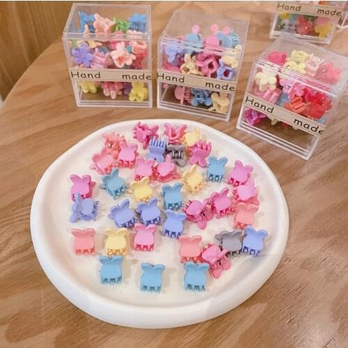 36 Packs Assorted Color Flower Hair Clips, Girls Beautiful Mini Butterfly Hair Clips Hair Accessories For Girls Teen Kids