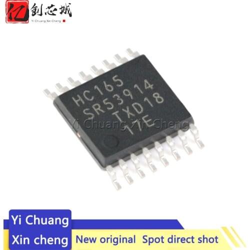 10PCS 74HC165PW,118 TSSOP16 74HC165PW 74HC165 74HC / HC165 TSSOP-16 8-Bit Parallel-In/Serial-Out Shift Register