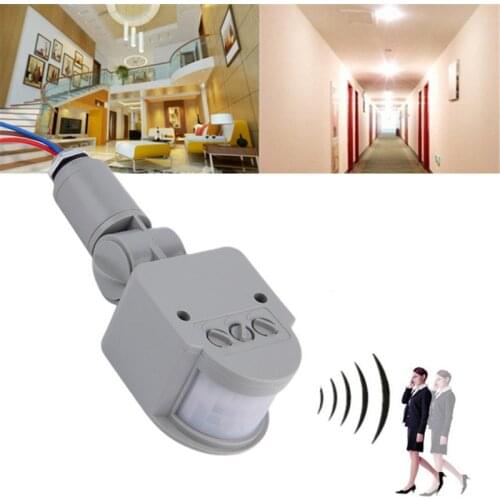 10PCS/LOT New Motion Sensor Light Switch Outdoor AC 220V Automatic Infrared PIR Motion Sensor Switch for LED Light