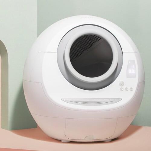 MEET Automatic Cat Litter Basin Toilet Cleaner Electric Fully Enclosed Smart Cat Shovel Deodorant Cat Litter Box Pet Products