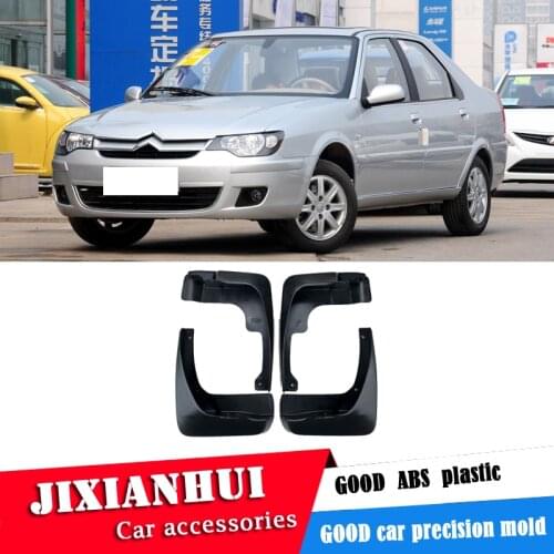 For Citroen Elysee 2008-2013 Mudflaps Splash Guards Front With the color and rear Mud Flap Mudguards Fender Modified special