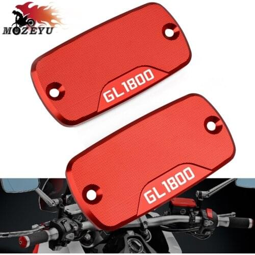 FOR HONDA GL1800 GL 1800 2003-2014 2013 2012 2004 2010 CNC Motorcycle Front Brake Clutch Cylinder Fluid Reservoir Cover Cap
