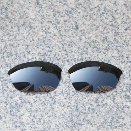 E.O.S Polarized Enhanced Replacement Lenses for Oakley Half Jacket 2.0 OO9144 Frame - Black Polarized