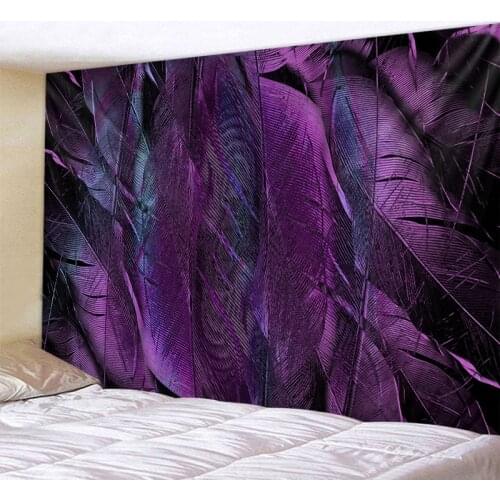 Purple Wall Tapestry Art Deco Blanket Curtain Hanging At Home Bedroom Living Room Decoration Cloth