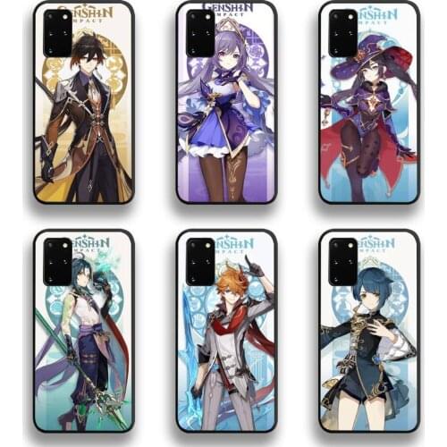 Hot Game Genshin Impact Phone Case For Samsung Galaxy S21 Plus Ultra S20 FE M11 S8 S9 plus S10 5G lite 2020