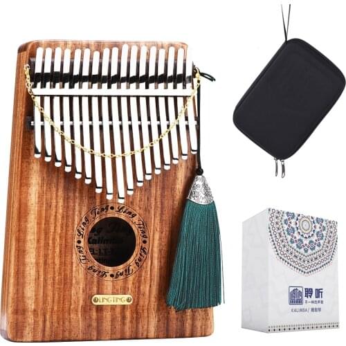 LingTing LT-K17Y/LT-K17YEQ 17 keys Kalimba Mbira Thumb Piano