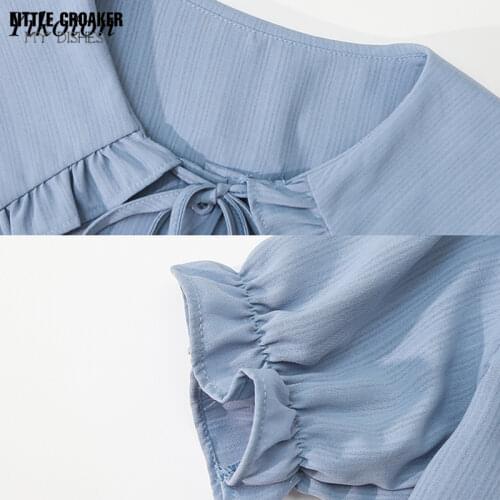 Женские летние рубашки Little croaker China At AliExpress