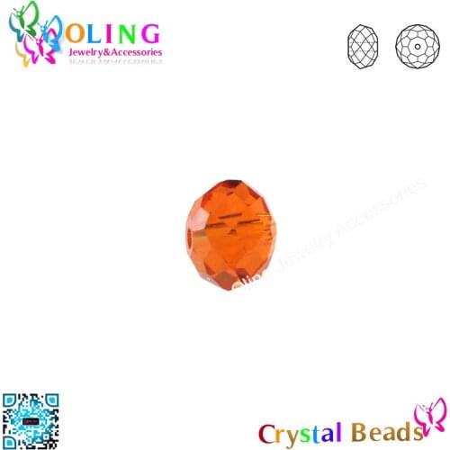 2017 new AAA 4mm 148pcs/lot glass beads sun Crystal bead faceted flat round DIY earrings Bracelet choker necklace jewelry making