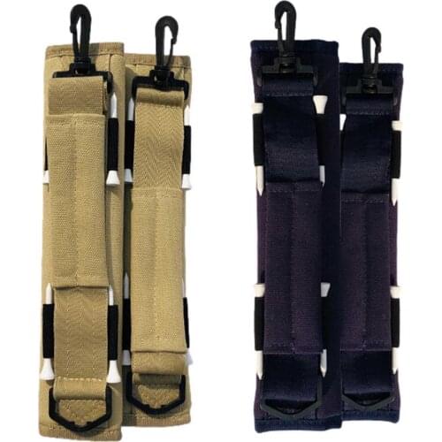 Poratble Nylon Golf Club Carrier Bag Canvas Driving Range Course Training Case Golf Club Cover with Buckle Hold 3-5 Golf Club