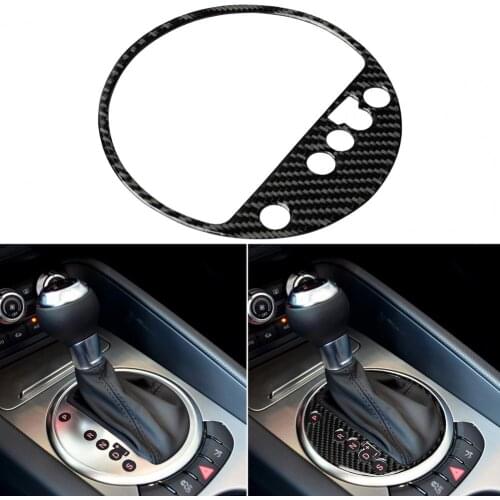 Self-adhesive Carbon Fiber Car Gear Shift Panel Sticker Cover for Audi TT 8N 8J MK123 TTRS 2008-2014