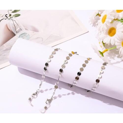 Mask Lanyard Fashion Glasses Metal Chain Mask Chain Non-slip Glasses Lanyard Western Style Multifunctional Glasses Chain