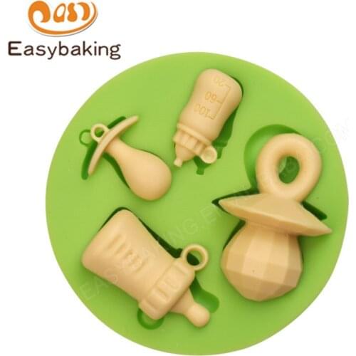 Silicone Baby Nipple Feeder Mold Fondant Cake Decorating Tools For Chocolate Pudding Jelly Candy Cookie Biscuit