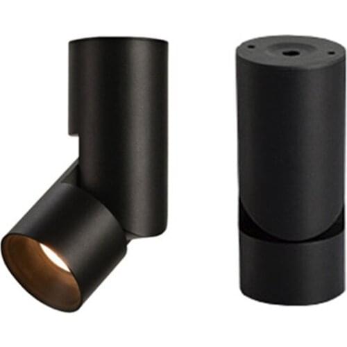 Surface mounted folding downlight 7W 12W 15W AC85-265V anti-glare ceiling downlight, rotatable lighting interior decoration