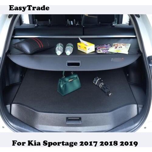 Car styling For Kia Sportage 2017 2018 2019 accessories Trunk Cargo Cover Luggage Security Shade Shield partition Rear Racks