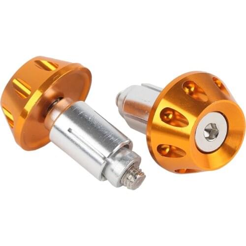 Evomosa Bar End Weight For CBR CRF GSR600 R6 R1 MT07 09 SV650 With 7/8" 22mm Handlebar Grips End Plug Cover Cap CNC