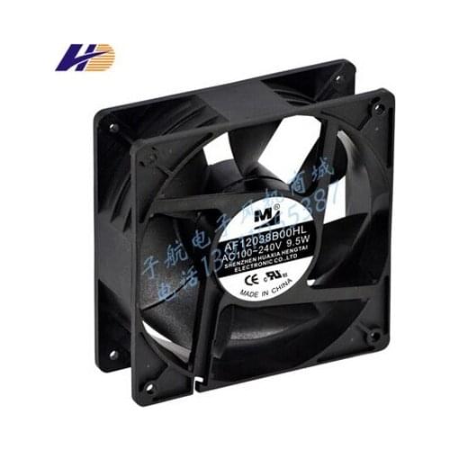 120*120*38 100V-220V 9.5W AF12038B00HL seven blade AC fan for wide voltage inverter fan