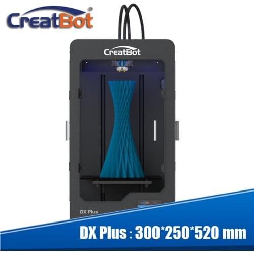 2016 Upgraded Quality High Precision Creatbot 3d Printer kit with 3 Rolls Filament 4GB SD card and LCD for Free DX PLUS 03 DZ03