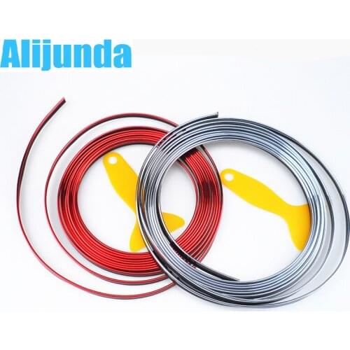 Alijunda 5 m Car Grille Inner Outer Profiles Trim Decorative Ribbon Line for Volvo S40 S60 S80 XC60 XC90 V40 V60 C30 XC70 V70