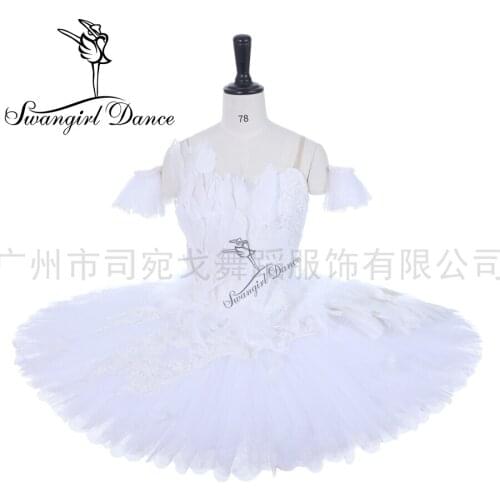 Women dying swan lake hand-made professional ballet tutu girls performance classical ballet stage costume for competiton LT0019