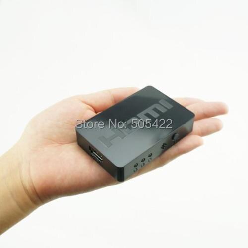 DHL Shipping 3x1 HDMI Splitter 3 Port Hub Box Auto Switch 3 In 1 Out Switcher 3D 1080p HD 1.4 With Remote Control