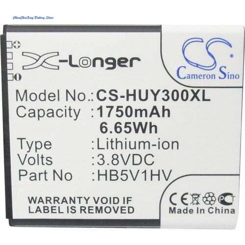 Cameron Sino High Quality 1750mAh Battery HB5V1,HB5V1HV for Huawei Ascend G350, T8833,U8833,Y511,Y516,Y535,W1, Y300,Y300C,Y500
