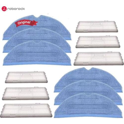 Xiaomi Roborock S7 S7Max S7Maxv Robot Vacuum Cleaner Filter Original Vibration Cleaning Mop Cloths ACccessories