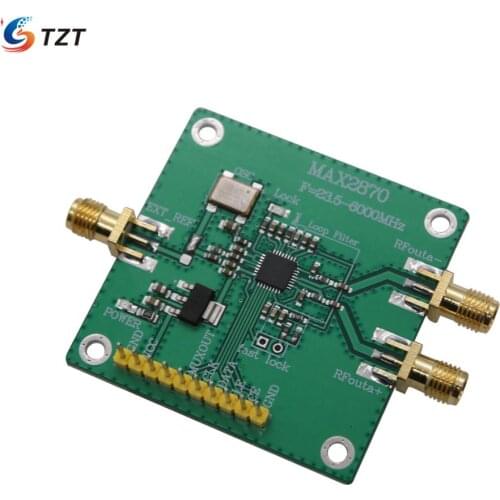 TZT RF Signal Generator MAX2870 23.5MHz-6GHz Phase-Locked Loop RF Source
