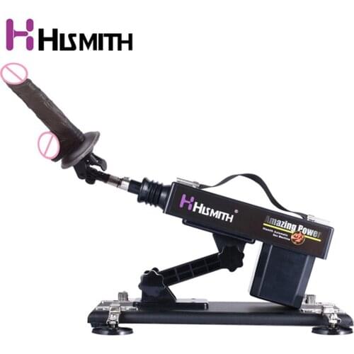 HISMITH Automatic Sex Machine Vibrator Love Machine Gun Dildo Machine With Suction Cup Big Dildo Sex Toys For women Sex Products