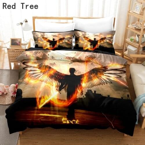Sexy Girl Angel Bedding Set Beauty Wing 3d Custom Duvet Cover Sets Comforter Bed Linen Twin Queen King Single Size Drop Shipping