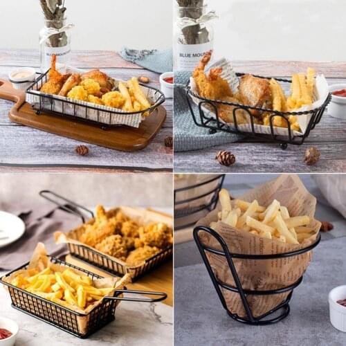 Tinplate Metal Bucket Snack Buckets Icing Bucket French Fries Tin Pails Ice Bucket Wedding Birthday Party Favors
