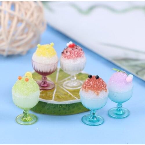 1Pcs Mini Juice Smoothie Model Simulation Drink Toys for Doll House Decoration 1/12 Dollhouse Miniature Accessories