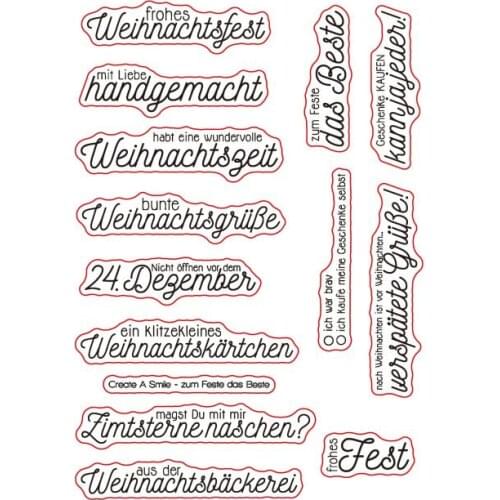 German Transparent Clear Silicone Stamp/Seal for DIY scrapbooking/photo album Decorative clear stamp A552
