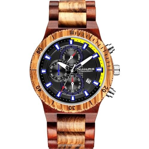 New Designer Luxury Mens Watch Fashion Men Quartz Wristwatches Wood Watch For Men Relojes Para Hombre Gifts For Men