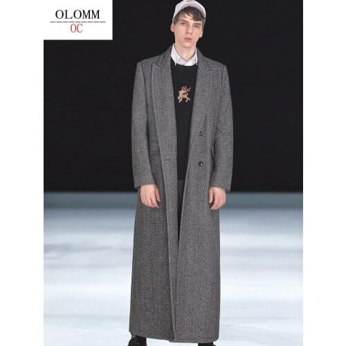 Мужские шерстяные пальто OloMM China At AliExpress
