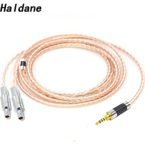 Haldane HIFI Carbon Fiber Custom Balanced 8 Cores Headphone Upgrade Cable Cable For HD800 HD800S HD820 Headphones