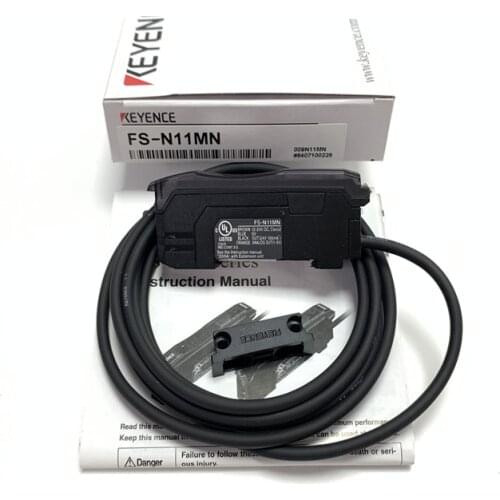 Original Keyence digital optical fiber sensor amplifier FS-N11MN analog output
